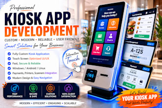 build custom kiosk apps for android windows linux touchscreen devices