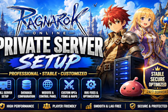 setup, configure, fix and customize your ragnarok online private server