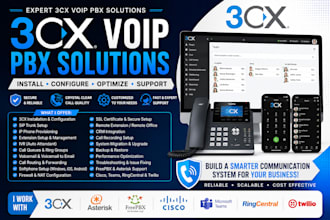 install voip, asterisk, freepbx, 3cx,vitalpbx,magnus billing,fusionpbx,pbx