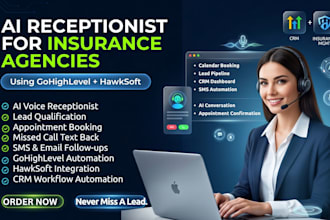 build an ai receptionist for insurance agencies using gohighlevel and hawksoft