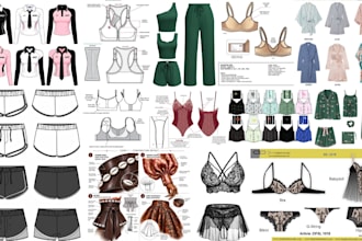 design lingerie, loungewear, sleepwear, bikini, trunks with advanced tech packs