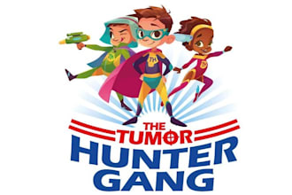 design tumor hunter gang brand logo for you