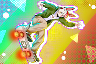 draw furry art, fursona, anthro character, furry oc, furry pfp, sfw