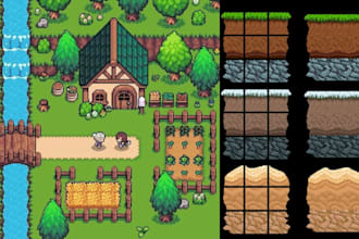 do pixel art tileset pixel game tilemap, pixel art assets, pixel art animation