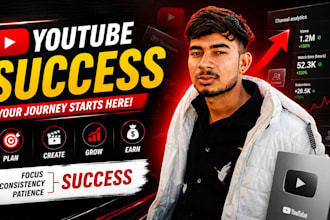 disign a youtube thumbnail in 1 hours