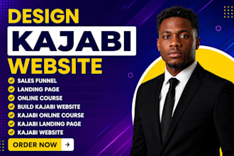 build kajabi website, kajabi online course, kajabi landing page, kajabi website