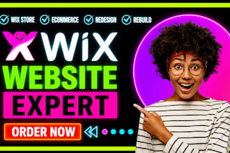 build wix online store, rebuild wix website design, redeisgn wix ecommerce store