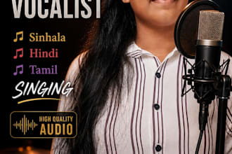 be your professional female vocalist and session singer