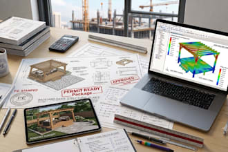 do structural plans, drawings, and calculations for decks, patios, and pergolas