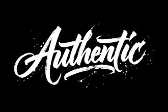 create a hand drawn signature logo with a drawing video