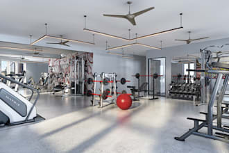 design stunning 3d gym interiors with photorealistic architectural rendering