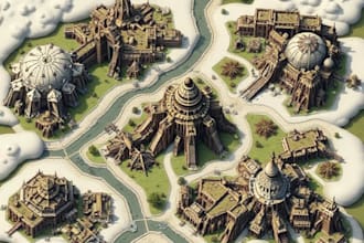 create custom fantasy maps for you