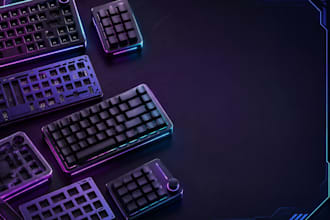 design custom wireless keyboard, magnetic gaming keyboard, macropad design, pcb