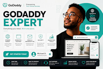 develop godaddy website design godaddy website redesign godaddy website design