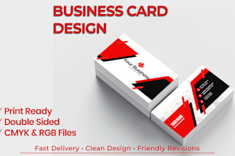 customize a professional business card