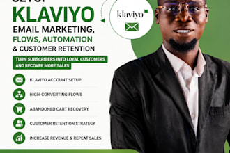 setup klaviyo email marketing flows automation customer retention for shopify