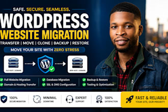 migrate wordpress website, website migration, transfer website, move website