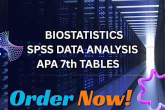 do biostatistics, healthcare research methodology, and spss data analysis