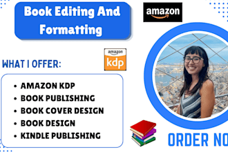 create an eye catching book cover and interior design for your novel