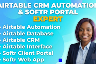 airtable database airtable automation airtable crm airtable softr webapp expert