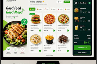 build professional kiosk ul ux for self service restaurant retail app businesses