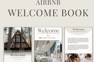 design airbnb vacation rental digital visitors guide printable house rules