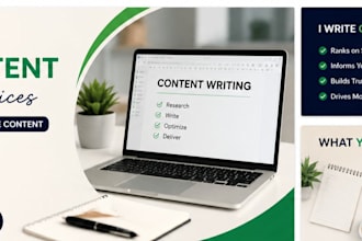 write SEO optimized blog posts and articles