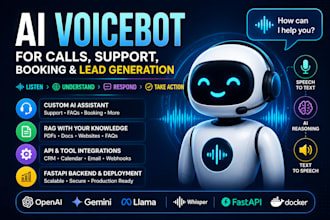 build an ai voicebot for calls, support, booking, and lead qualification
