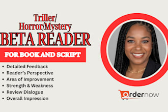 beta read, critique ya psychological thriller medical horror, cozy mystery novel