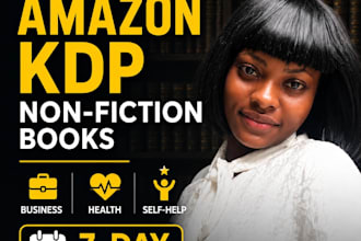 ghostwrite amazon KDP non fiction books