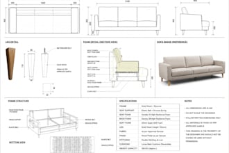 draw furniture shop drawings and detailed autocad drawings