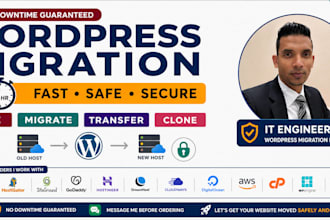 migrate wordpress website in 6 hours