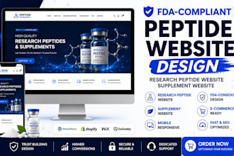 build peptide website fda complaint research peptide website supplement website