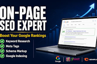 on page SEO optimization to boost google rankings