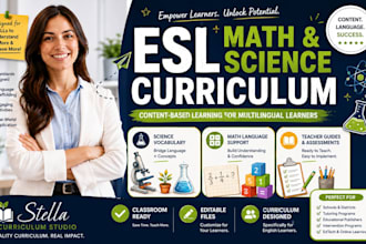 create esl math and science curriculum for multilingual learners and ells tefl