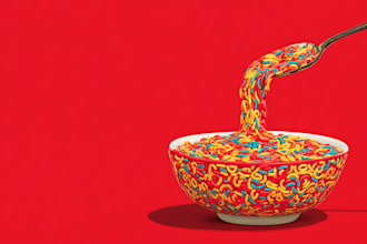design food pop art of your food pop art