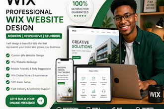 design a wix or redesign an online store