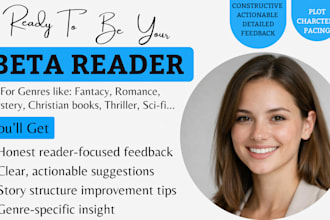 beta read romance, fantasy, fiction and nonfiction beta reading