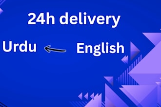 professional urdu to english translator 24h delivery