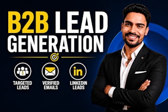 do b2b lead generation, linkedin leads, google maps lead and email list building