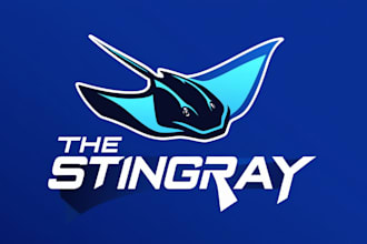 create outstanding stingray logo with express delivery