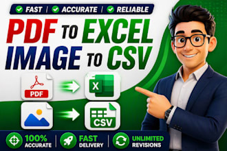 convert PDF or scanned file to excel,CSV editable