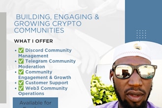 manage your discord or telegram crypto web3 community