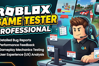 playtest, review, and QA test your roblox game