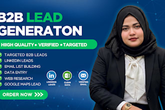 do targeted b2b lead generation, lead prospecting and email list building