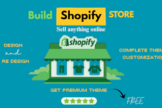 create a shopify one product store