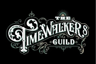design awesome vintage, hand lettering, victorian and tattoo studio logo