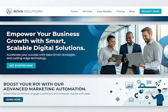 design a professional web banner, website header, and hero banner