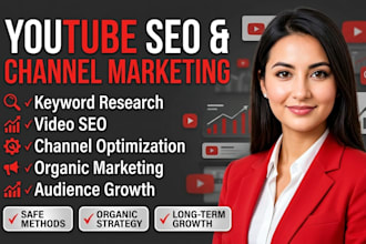 promote youtube channel with SEO and organic marketing