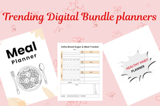 design custom digital planners and productivity templates